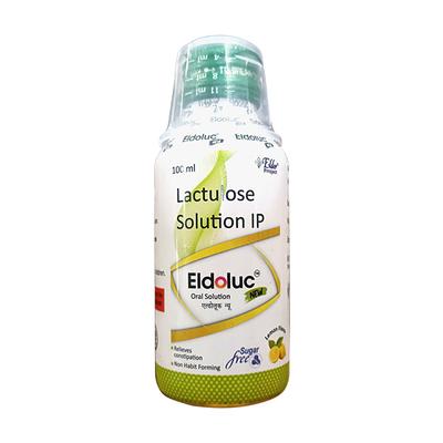 ELDOLUC NEW SUGAR FREE LEMON FLAVOUR Solution 100ml - Constipation-Lax