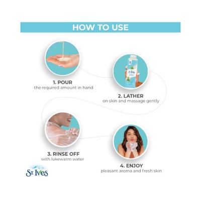 St. Ives Exfoliating Sea Salt & Pacific Kelp Body Wash 650 ml - Shower Gels & Body Wash