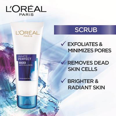 L'Oreal Paris White Perfect Anti-Dullness Scrub 100 ml - Face Scrubs