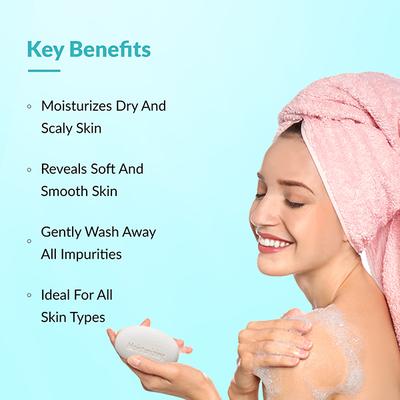 Fixderma Moisturizing Bar, Soap for Dry Skin and Rough Skin Soap Free Body and Facial Cleanser 100 gm - Soaps