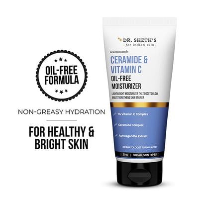 Dr. Sheth's Ceramide & Vitamin C Oil - Free Moisturizer 50 gm - Face Moisturizers