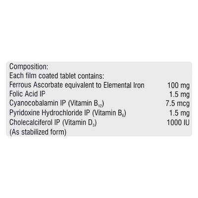 OROFER D3 Tablet 10's - Supplements-Vam