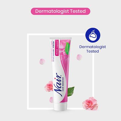 Nair Legs & Body Hair Removal Cream - Rose 110 gm - Shaving & Hair Removal