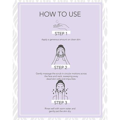 Fabessentials Coffee Lavender Face Scrub 100 gm - Face Scrubs