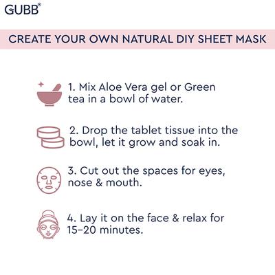 Gubb Compressed Towels for Face - 30 Pcs 1's - Cotton Balls