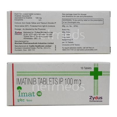 Imat 100mg Tablet 10'S - Cancer Oncology-Tar