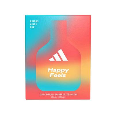 Adidas Vibes Happy Feels Gift Set (Eau de Parfum 100ml + Shower Gel 100ml) 1's - Perfumes (Edt/Edp)