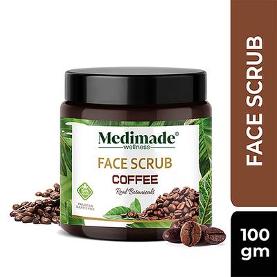 Medimade Coffee Face Scrub 100 gm - Face Scrubs
