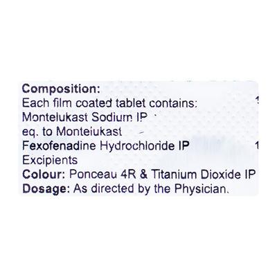 Montegress FX 120mg Tablet 10'S - Allergies-Ant