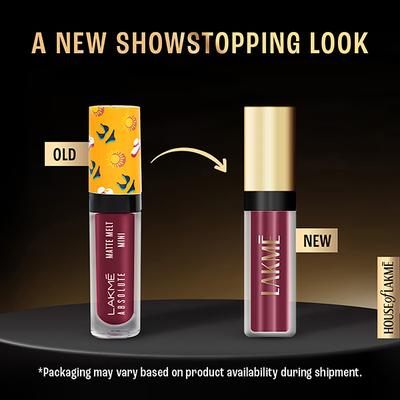 Lakme Beyond Matte Lip Liquid, Wine Voyage, 2.4 ml - Liquid Lipsticks