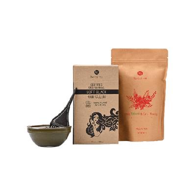 HM Herbal Me Soft Black Certified Natural Hair Colour 200gm - Powder
