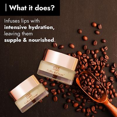 Bie - Beauty By Bie Coffee & Cream- Nourishing Lip Balm 5 gm - Lip Balms