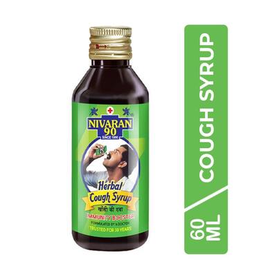 Nivaran 90 Herbal Cough Syrup 60 ml - Speciality Medicines