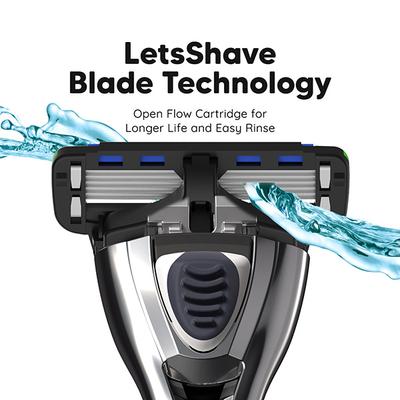 LetsShave Pro 6 Sensitive Razor Blades - Men 12's - Razors & Cartridges