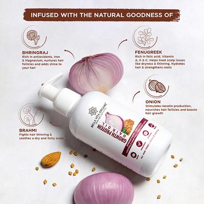 Bella Vita Organic Growth Protein Hair oil 200 ml - Hair Oils