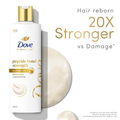 Dove Peptide Bond Strength Shampoo 340 ml - Shampoos