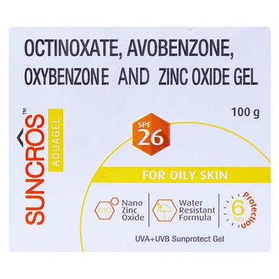 Suncros SPF 26 Aquagel 100gm - Sunscreen Preparations-Emo