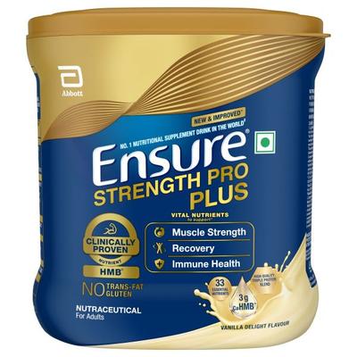 Ensure Strength Pro Plus Powder - Vanilla Delight Flavour 400 g - Daily Health Drinks