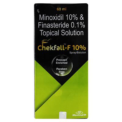 CHEKFALL F 10% Solution 60ml - Hair Loss-Oth