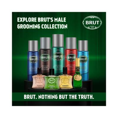 Brut Original After Shave Lotion for Men Long-Lasting Fragrance Soothes Skin 100 ml - Aftershave Lotion