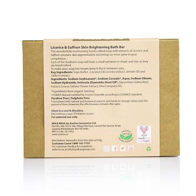 Azafran Active Botanicals Natural Licorice & Saffron Skin Bri 300 gm - Soaps