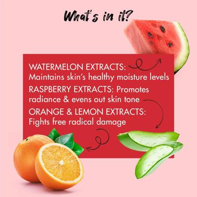 MyGlamm Super Foods Watermelon & Raspberry Face Wash 120 ml - Face Wash & Cleansers