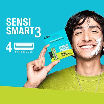 Bombay Shaving Company Sensi Smart 3 Razor Cartridge 4's - Razors & Cartridges