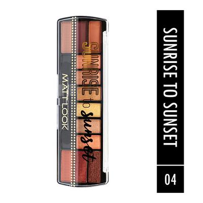 Matt Look Sunrise To Sunset Makeup Palette, Multicolor-04 13 gm - Face Palettes