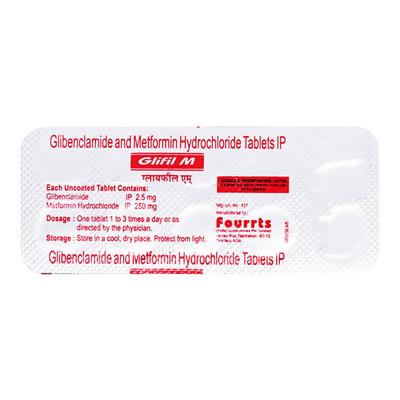 Glifil M Tablet 10'S - Diabetes-Ant