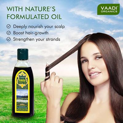 Amla Cool Oil with Brahmi & Amla Extract 200 ml - Hair Oils