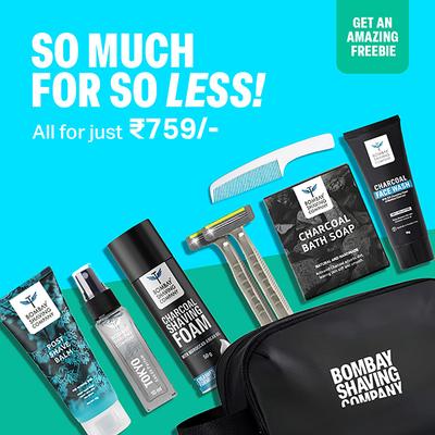 Bombay Shaving Company 9 In 1 Shaving Kit for Men, Gift for Men, Grooming Kit for Men 9's - Beard Kits