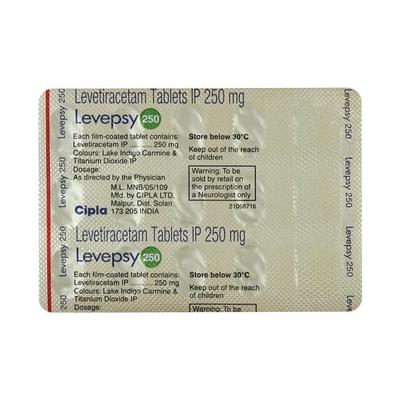 Levepsy 250mg Tablet 15'S - Epilepsy/Convulsion-Ant