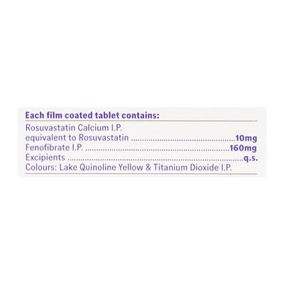 Rozat F 10mg Tablet 10'S - High Cholesterol-Dys