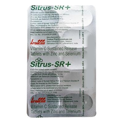 SITRUS SR+ Tablet 10's - Supplements-Vam