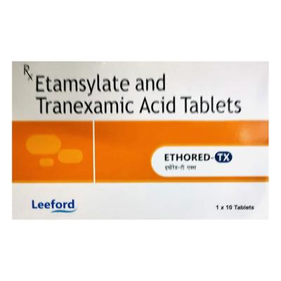 Ethored TX 250/250mg Tablet 10'S - Bleeding Disorders-Hae