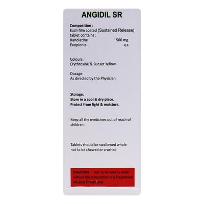 ANGIDIL SR Tablet 15's - Angina