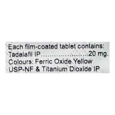 Tadact 20mg Tablet 10'S - Impotence/Erectile Dysfunction (Ed)