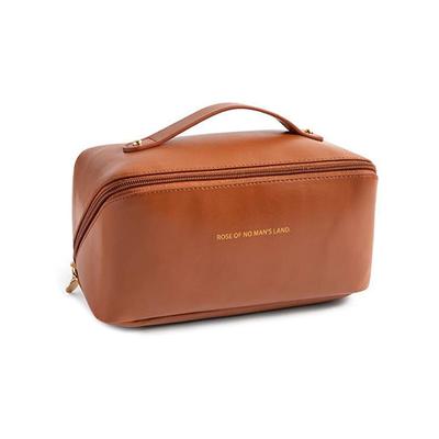 Gubb Makeup Organiser Bag Brown 270 gm - Makeup Bags & Cases