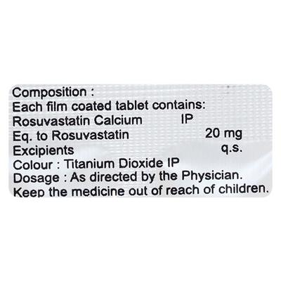 Lipitrack 20Mg Tablet 10's - Hypertension-Ang