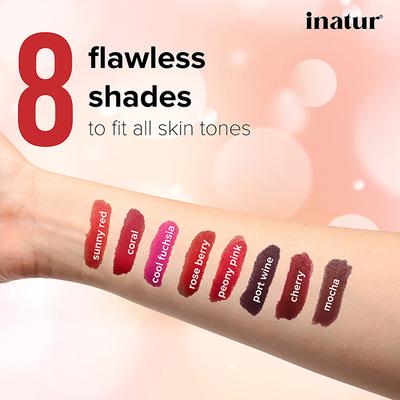 Inatur Lip and Cheek Tint - Peony Pink 4 gm - Lip Stains & Tints