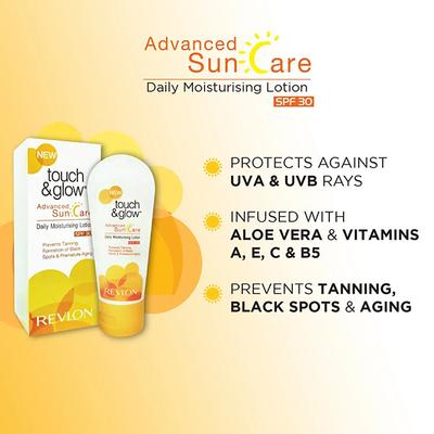 Revlon Touch & Glow Advanced Sun Care Lotion Spf 30 50 Ml - Body Sunscreen