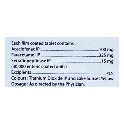 ACLOPRIDE SP Tablet 10's - Pain relief-Nsa