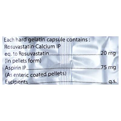 ROSUTOP A 20/75 Capsule 10's - Blood Clot-Ant