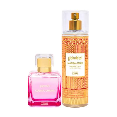 Global Desi CosmiC EDP & MagicM Mist Pack of 2 300 ml - Body Mist/Spray