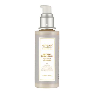 Alyuva Ghee Enriched Natural Body Lotion with Cucumber, Marigold and Aloe Vera 100 ml - Lotions & Creams