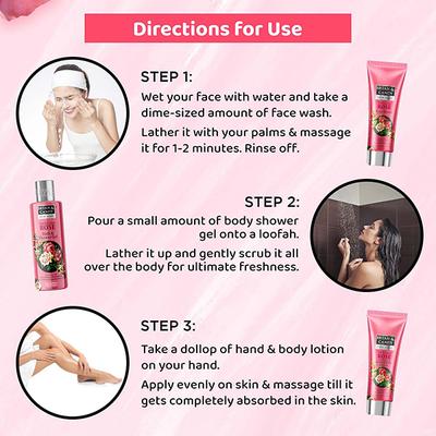 Bryan & Candy Rose Kit 500ml 4's - Creams/Oils/Lotions