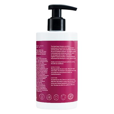 Arata Natural Regenerating 5 in 1 Anti-Hairfall Super Shampoo Prevents Hairfall & Thinning 300 ml - Shampoos