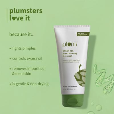 Plum Green Tea Pore Cleansing Face Wash 50 ml - Face Washes