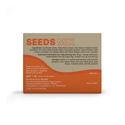Gulabs Seeds Mix (Pack of 2 x 30 gm) - Nutritional Bars