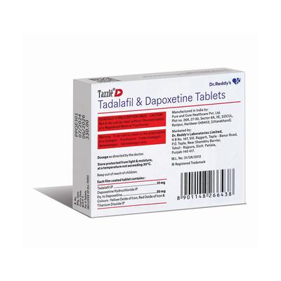 TAZZLE D Tablet 4's - Bladder And Prostate Disorders-Dru